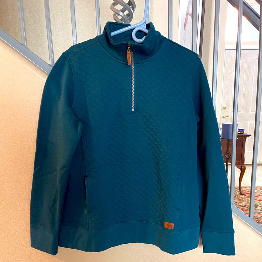 LL Bean Women’s Quilted sweatshirt size Large